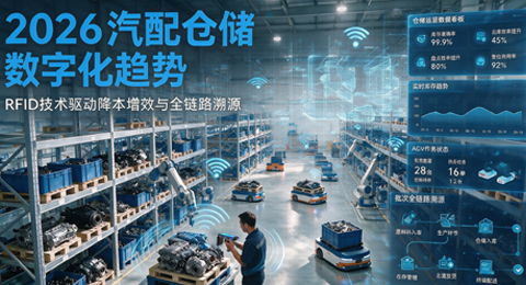 2026汽配仓储怎么搞数字化？看这家厂如何用轻量化 RFID 淘汰传统扫码枪